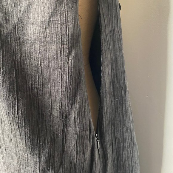 NWT Zara Strappy Open Back Textured Black Mini Dress - Picture 6 of 7